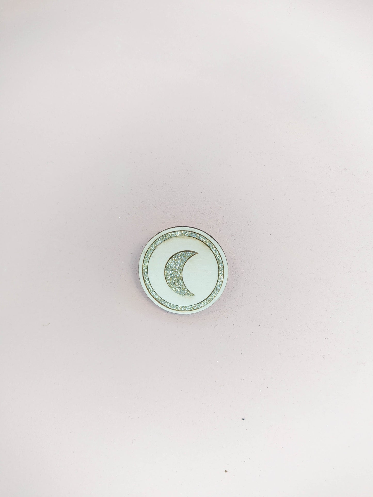 BROCHE COEUR/LUNE/ÉTOILE PAILLETTES