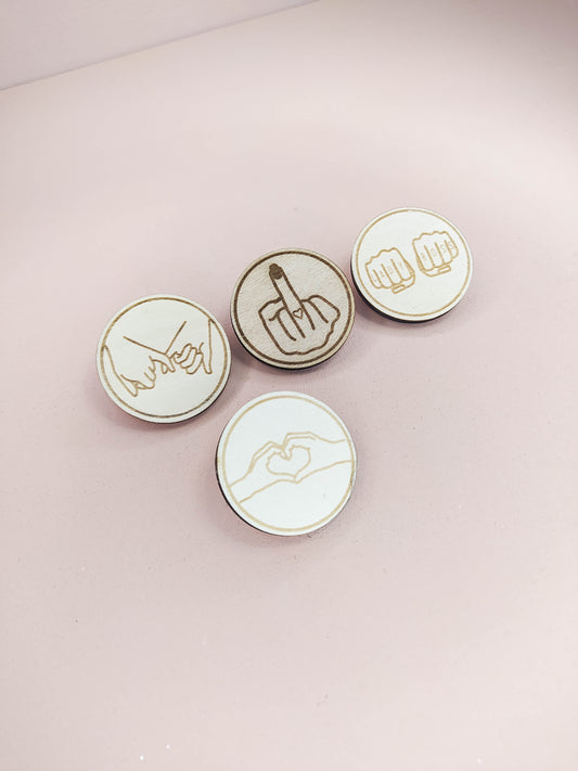 BROCHE "MAINS"