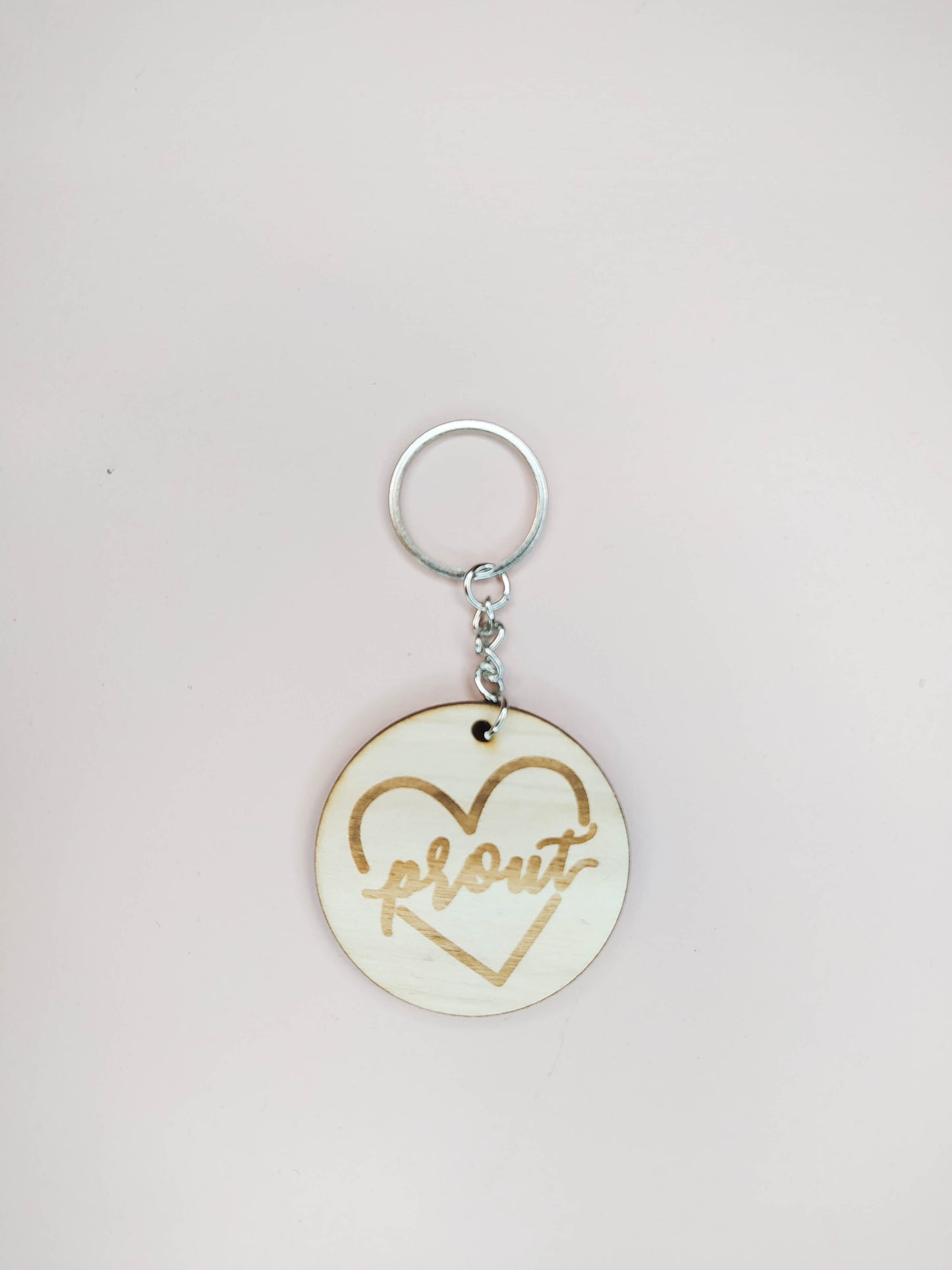 PORTE-CLÉS - COEUR MESSAGE