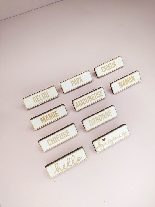 BROCHES - MESSAGE