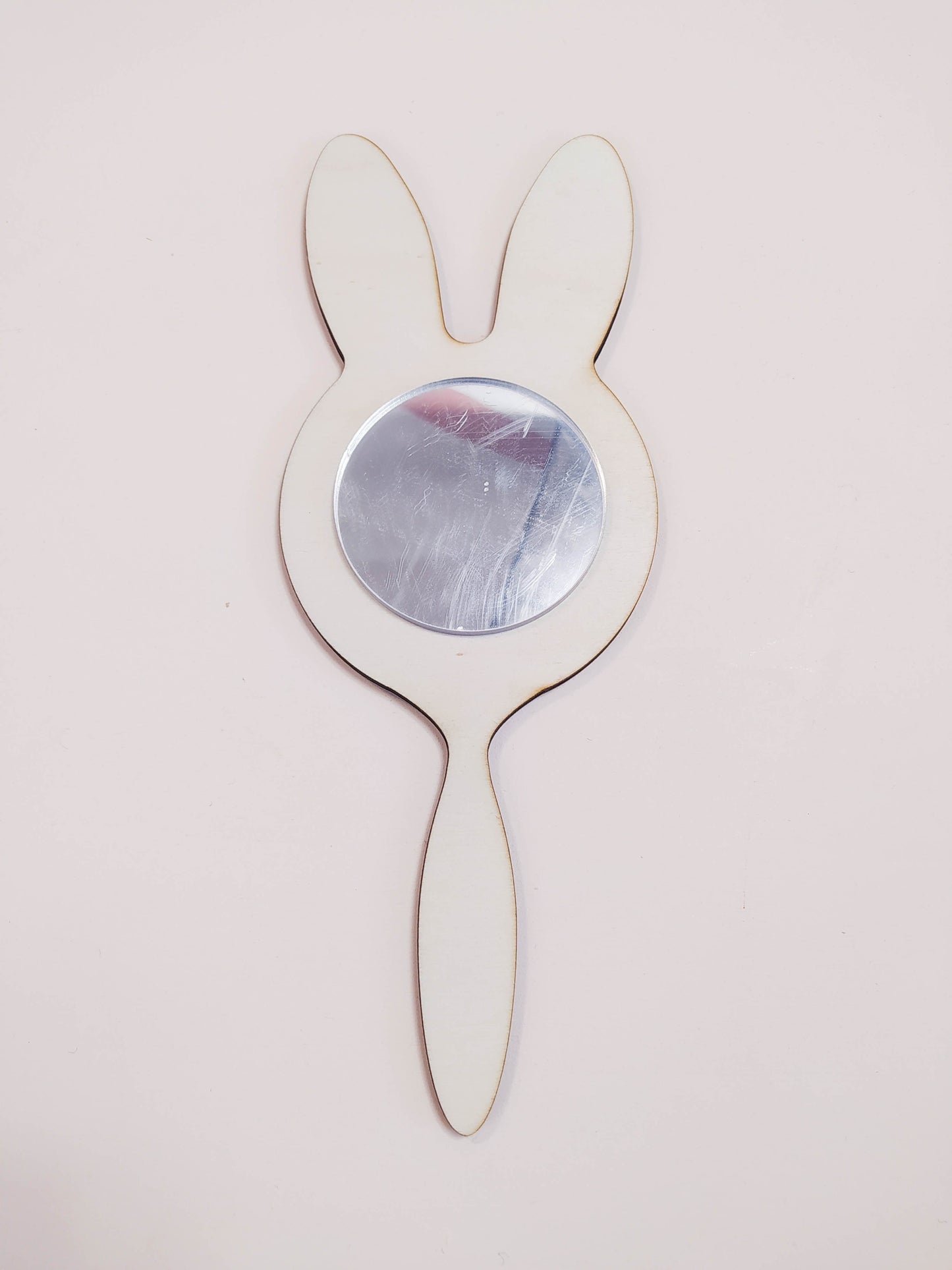 MIROIR À MAIN LAPIN - PERSONNALISABLE