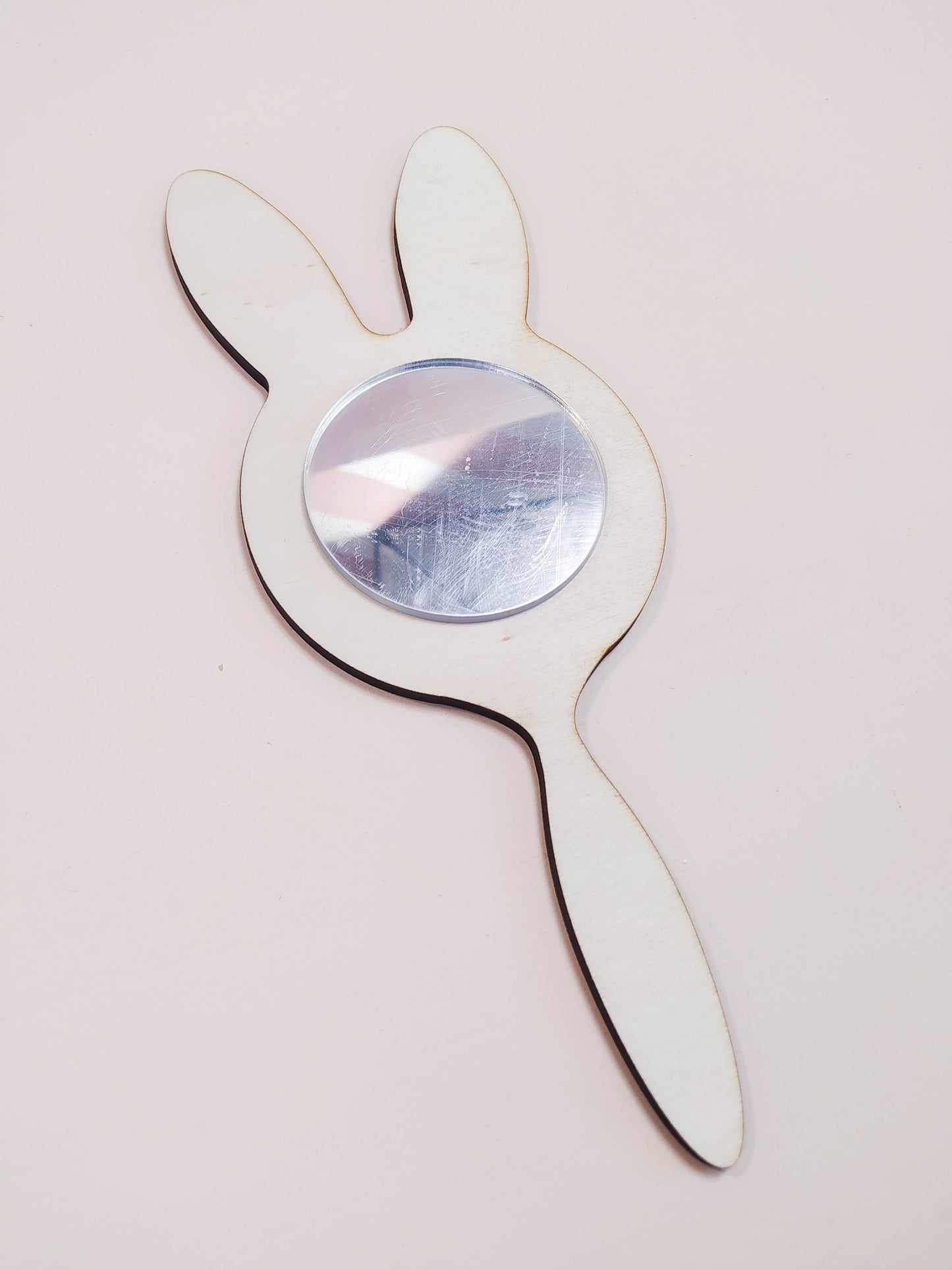 MIROIR À MAIN LAPIN - PERSONNALISABLE