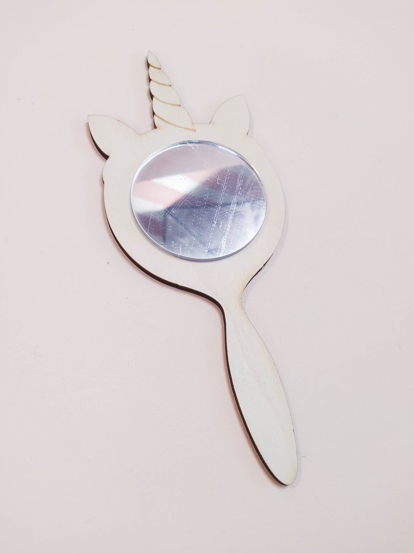 MIROIR À MAIN LICORNE - PERSONNALISABLE