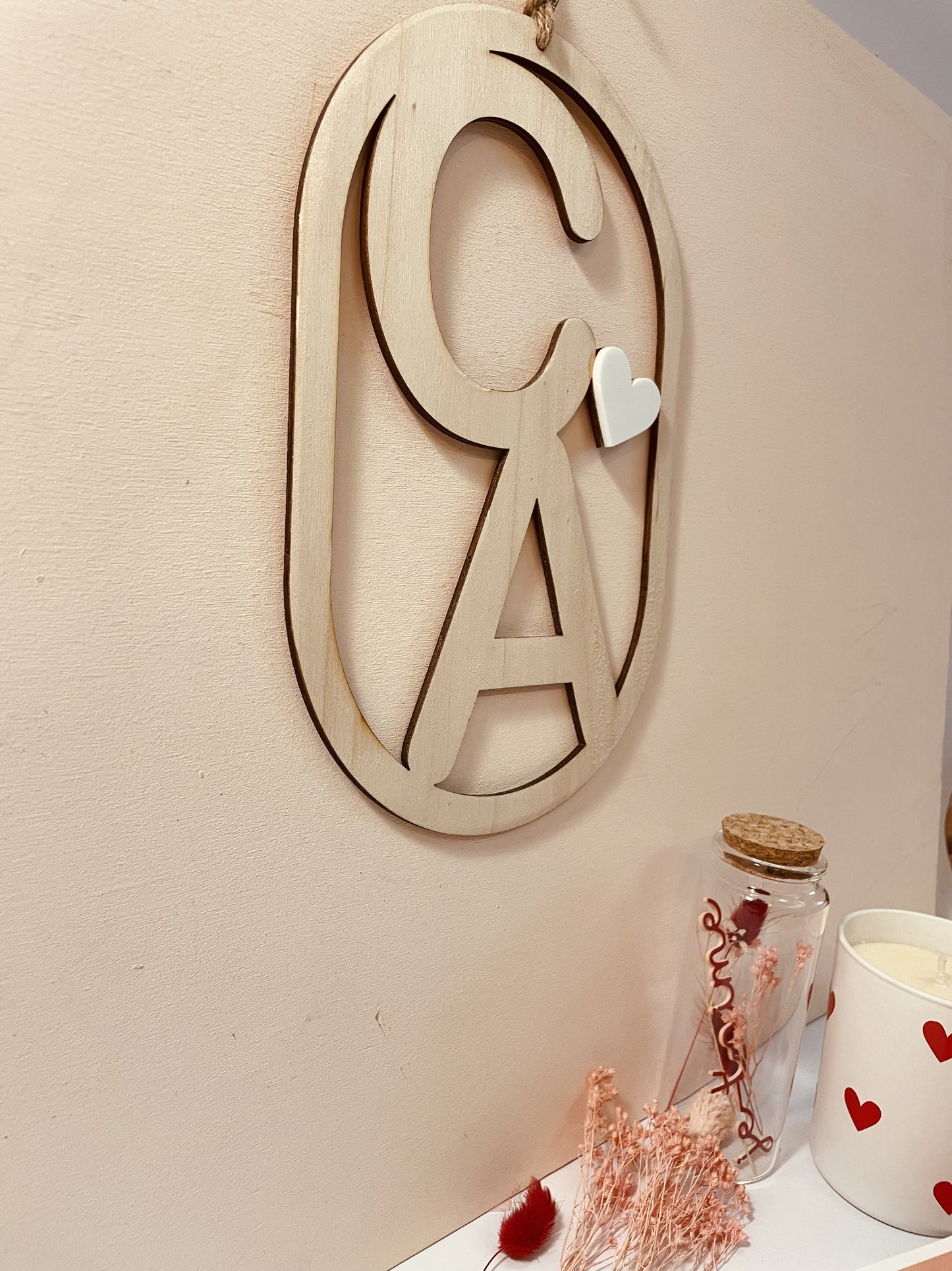 PANCARTE - INITIALE PERSONNALISÉ