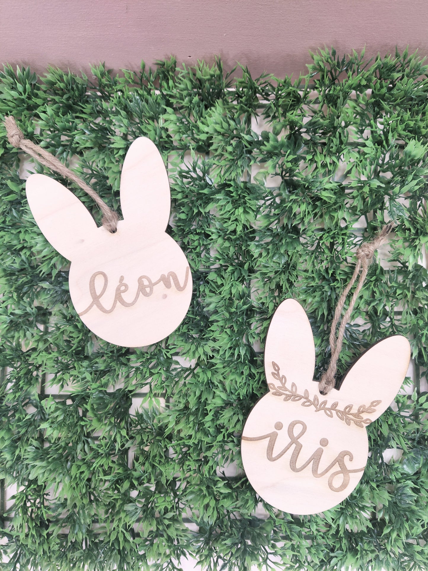 SUSPENSION TÊTE DE LAPIN - PERSONNALISÉE