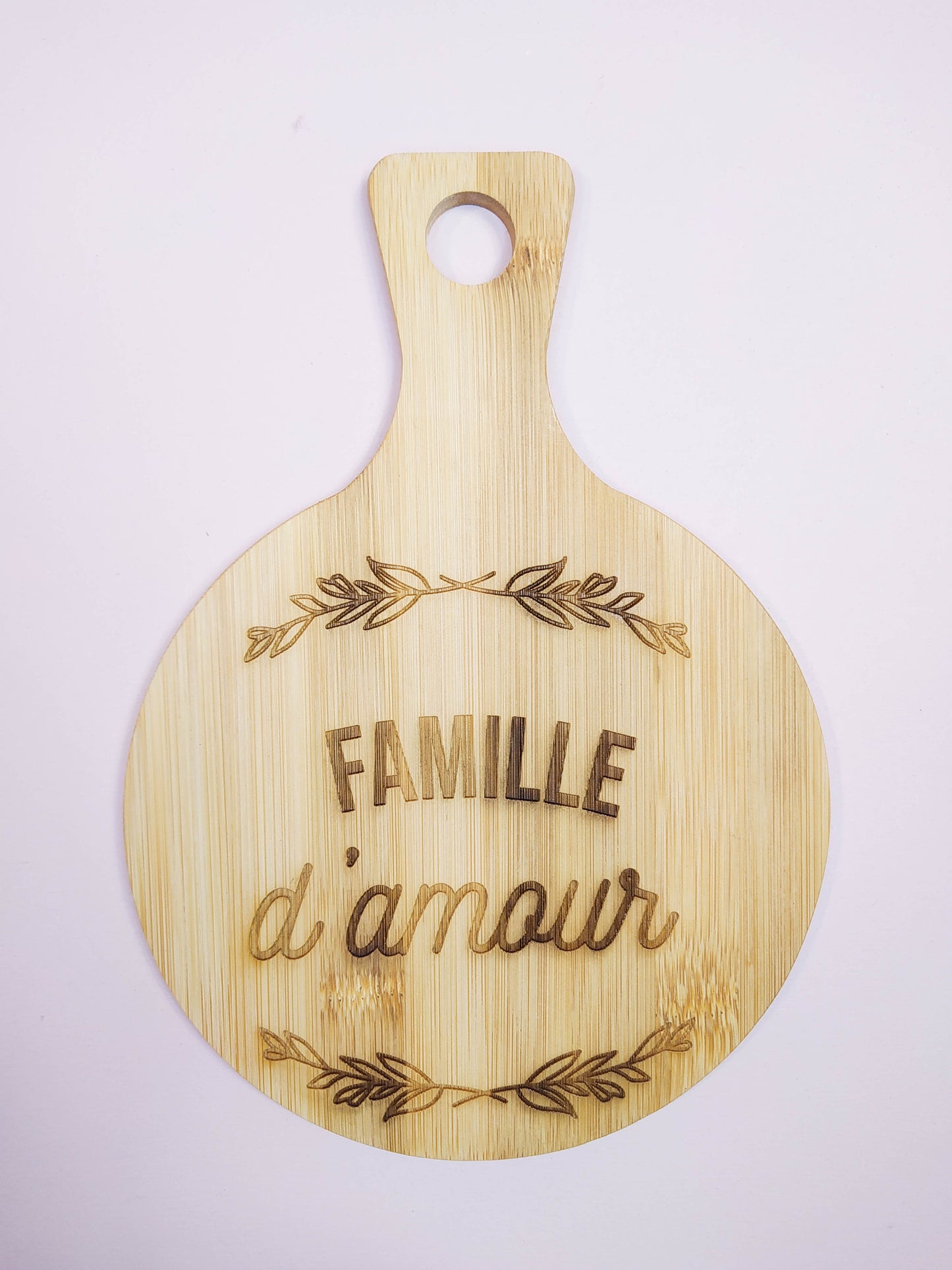 PLANCHE À DÉCOUPER RONDE je