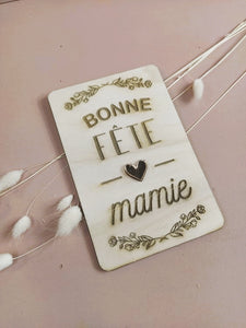 CARTE - BONNE FÊTE MAMIE