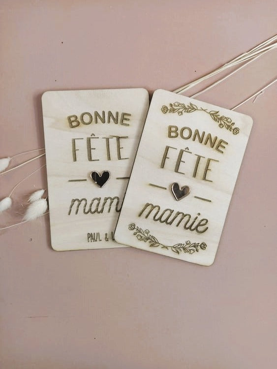 CARTE - BONNE FÊTE MAMIE