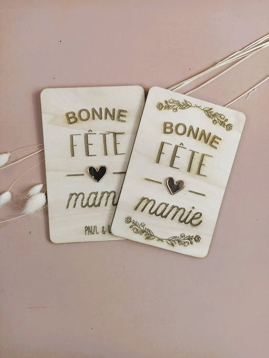 CARTE - BONNE FÊTE MAMIE
