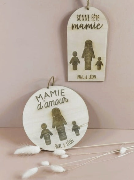 PANCARTE MAMIE- PERSONNALISABLE