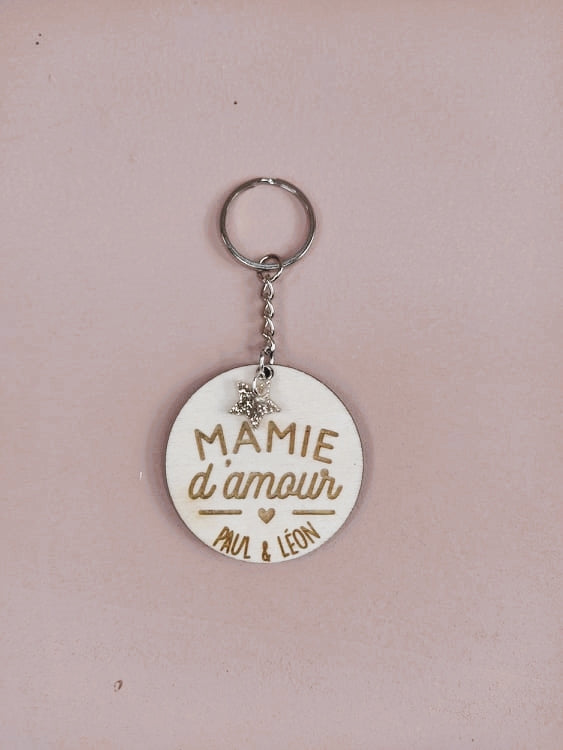 PORTE-CLÉS -  MAMIE D'AMOUR BRELOQUE